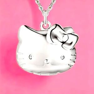 🌵4/$30 New Silver Hello Kitty Locket Necklace